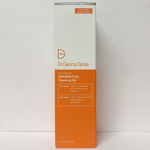Dr Dennis Gross AHA/BHA Daily Cleansing Gel - 7.5 oz / 225mL NEW - image 1