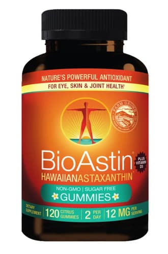 BioAstin Astaxanthin Gummy 12 mg, 120 Gummies, Natural Antioxidant - image 1