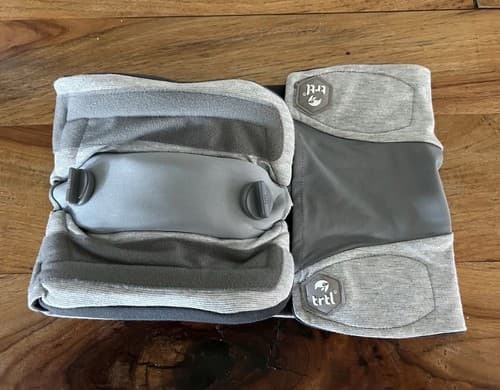 Trtl Travel Pillow Plus Adj. Neck Support Soft Gray Lightweight Ergonomic - image 1