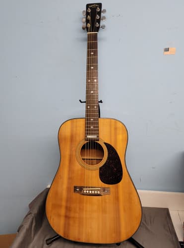 Sigma D10 Anniversary Vintage Acoustic Guitar Repaired Japan - image 1