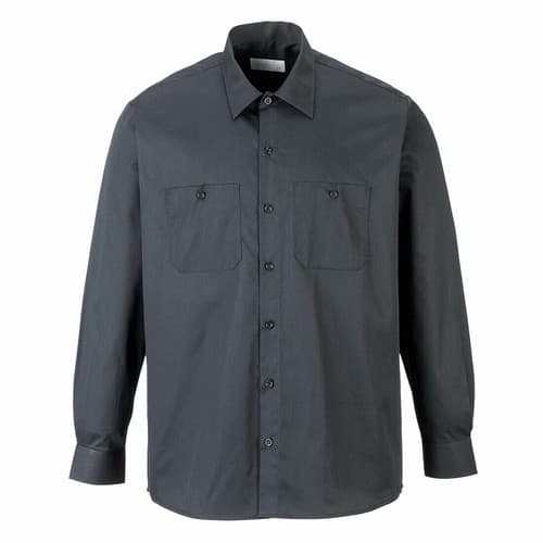 Men's Gray 2XL (2) Portwest Industrial Work Shirts NWT - image 1