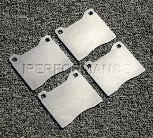 Titanium Brake Pad Shim Heat Shield Set for Ferrari Testarossa 1985-1991 Front - image 1