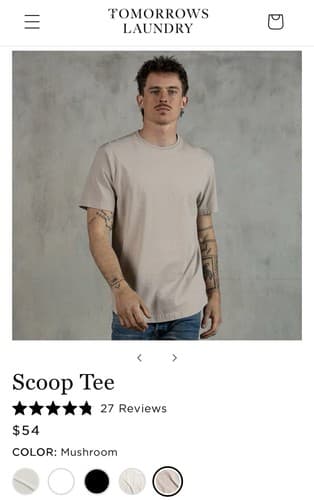 Tomorrows laundry Classic essential Tee | 2XL - image 1