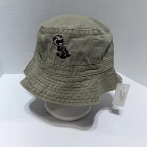 Vintage 1996 Felix the Cat Embroidered Bucket Hat 100% Cotton 90s Collectible - image 1