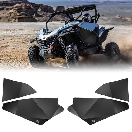 Half Door for CFMOTO ZFORCE 950 UTV (2020-2024) - Black Powder-Coated Aluminum - image 1