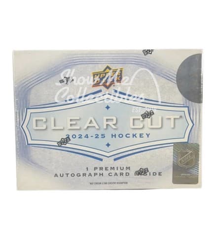 2024-25 Upper Deck Clear Cut Hockey Hobby Box FREE SHIP 🔥 - image 1