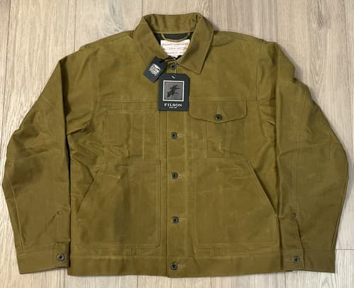 Filson Tin Cloth Short Lined Cruiser Jacket | XXL | Tan | 20232828 | NWT $350 - image 1
