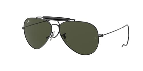 Ray-Ban RB 3030 Outdoorsman I Black G 15 Green L9500 Sunglasses - image 1
