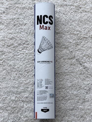 Victor NCS Max Shuttlecocks Speed 77 Pack of 12 - image 1