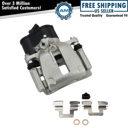 New Rear Right Disc Brake Caliper with Bracket & Hardware for Audi and Volkswagen - image 1