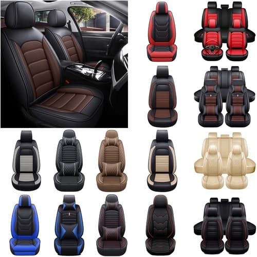 Full Set Leather Seat Cover For Toyota Corolla Camry RAV4 CHR Front Rear Cushion - image 1