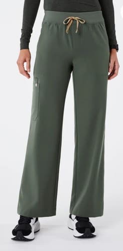 FIGS Moss High Waisted Isabel Wide Leg - Tall Scrub Pant - image 1