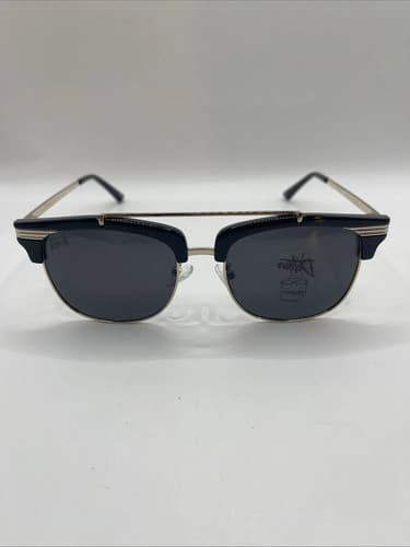Detour Sunglasses Castaway Gloss Black Gold/Jet Black Lens Polarized New - image 1