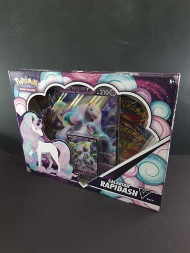 2021 Pokemon TCG: Galarian Rapidash V Box Factory Sealed English (B) - image 1