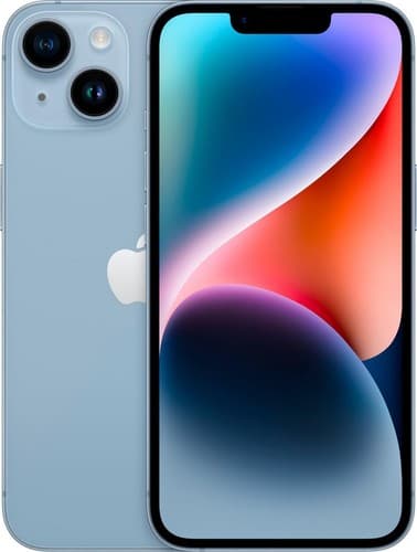 Apple iPhone 14 Blue 128GB A2649 MPVH3LL/A Unlocked Clean ESN Good (AMX) - image 1