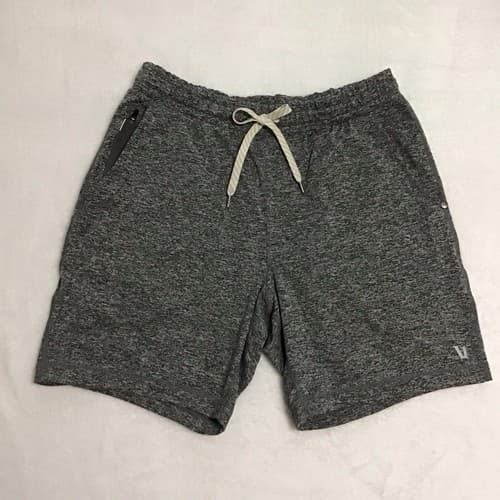 Vuori Ponto Performance Shorts Men’s M Heather Gray Athletic Shorts 7" Inseam - image 1