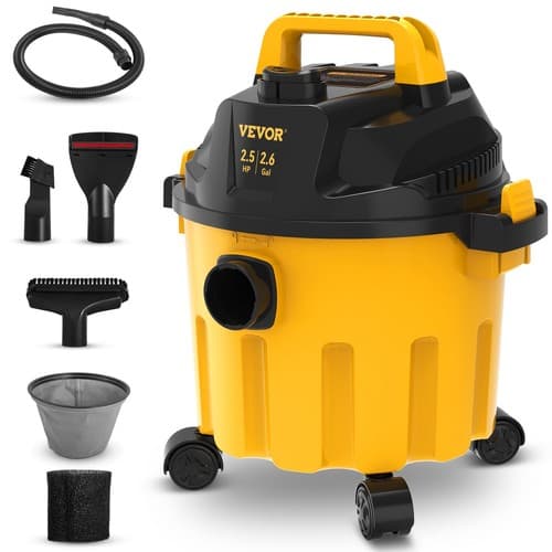 VEVOR Wet Dry Vacuum Shop Vac 2.6 Gal 2.5 Peak HP 3-in-1 Function Blower Portable - image 1