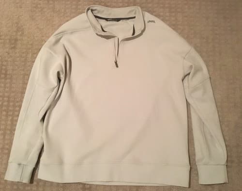 UNRL Outbound 1/4 Quarter Zip Mens Large Mist White Performance - image 1