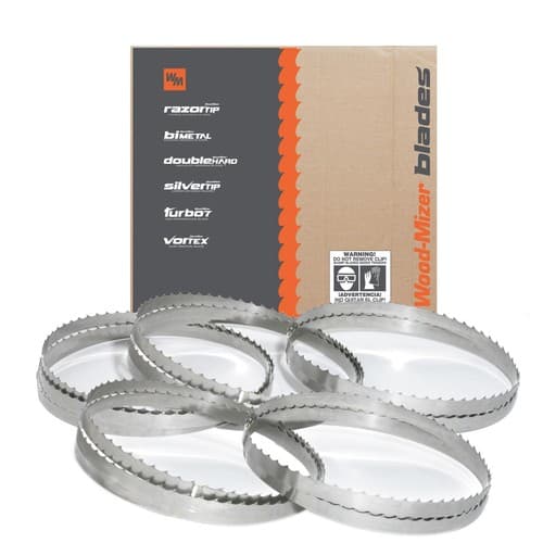 NEW Wood-Mizer DoubleHard Sawmill Bandsaw Blades for Portable Sawmills - 5 Pack - image 1