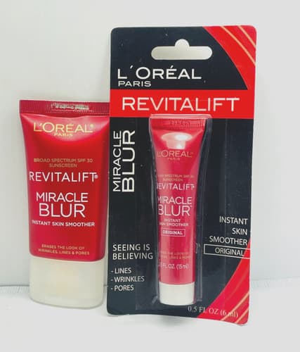 L'OREAL REVITALIFT MIRACLE BLUR Instant Skin Smoother 1.18 oz +Mini *SOLD AS-IS - image 1