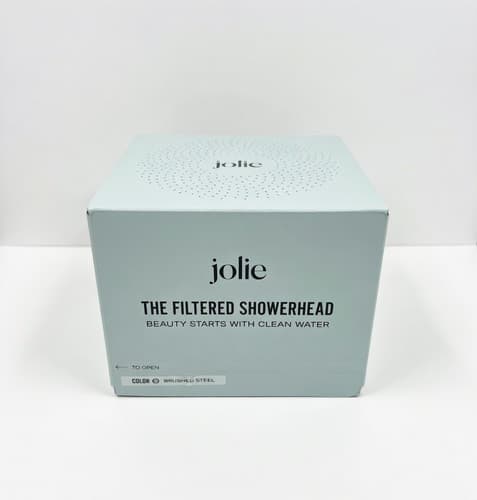 Jolie Steel Filtered Showerhead with Shower Filter System New Sealed Box - image 1