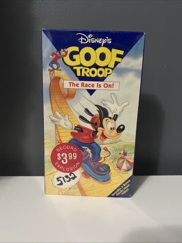 Disney's Goof Troop - The Race Is On! (VHS, 1993) - image 1