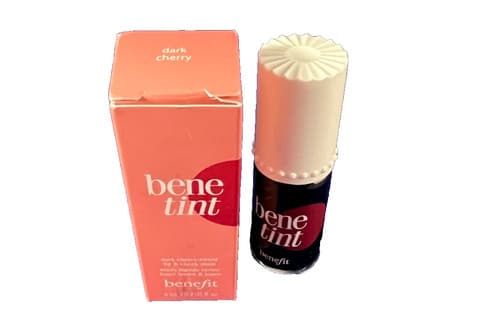Benefit Benetint Dark and Cherry Tinted Lip and Cheek Stain 0.2oz NEW IN BOX - image 1