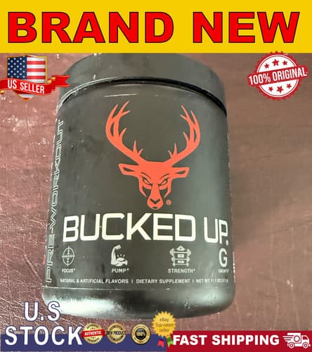 Bucked Up Pre-Workout Pump Focus Energy Endurance Strength Growth 30 Servings - image 1