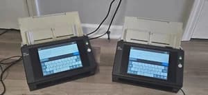 Lot of 2 Fujitsu N7100 Network Document Scanners - Repair Only, No Password or Cords - image 1