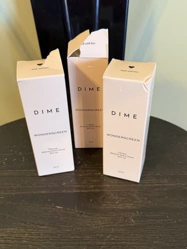 Dime Wonderscreen Tinted Broad Spectrum SPF 30 50G NIB Lot of 3 - image 1