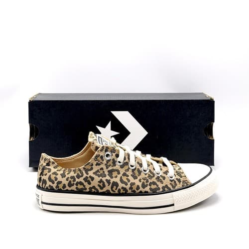 *NEW* Unisex CONVERSE Chuck Taylor ALL STAR LOW Leopard Jacquard (A19182F) 👍 - image 1