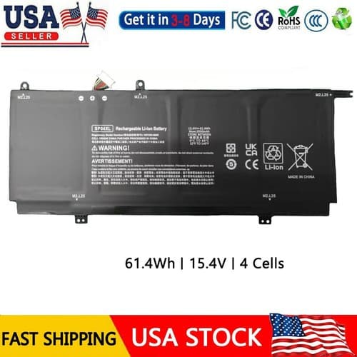 SP04XL Laptop Battery for HP Spectre x360 13-AP000 Series HSTNN-IB8R L28764-005 61.4Wh Li-Ion - image 1
