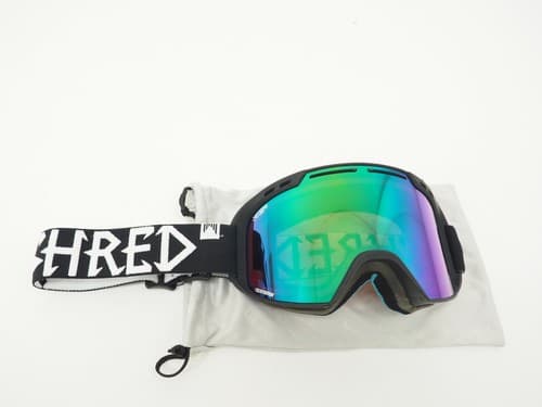 SHRED Optics Amazify Black CBL Plasma Mirror Nodistortion Ski Goggles - image 1