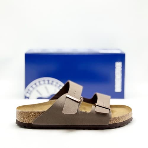 *NEW* Unisex BIRKENSTOCK Arizona Birkibuc Sandal Slides MOCHA (0151181) 👍 - image 1