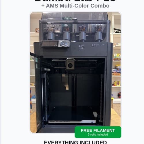 Bambu Lab P1S 3D Printer with AMS Multi-Color, Enclosed, Camera, Wi-Fi - image 1