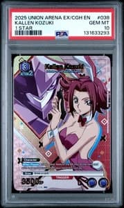 Union Arena TCG Kallen Kozuki Bunny Alternative Art Holo PSA 10 Gem Mint Card - image 1