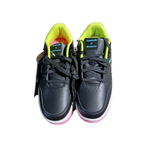 Reebok X Heelys Bb4500 Low Black ,Atomic Pink , Digi Blue Size 7 - image 1