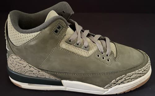 Nike Air Jordan 3 Retro Family Affair Medium Olive Youth GS 5.5y New DM0967-202 - image 1