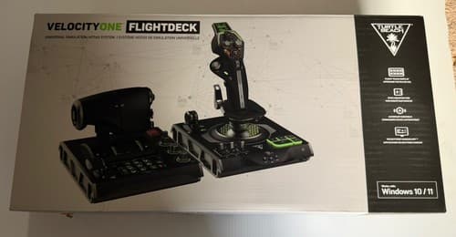 Turtle Beach VelocityOne Flightdeck HOTAS Joystick & Throttle System – Open Box - image 1