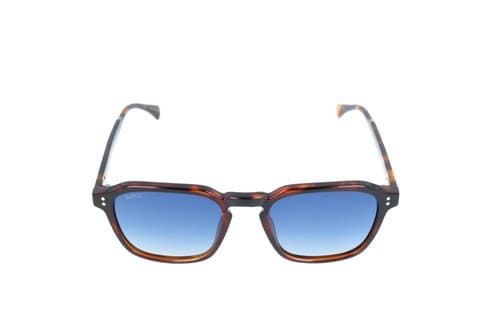 WMP Francis Tortoise Square Polarized Sunglasses 52-21-143 TRTBLU - image 1