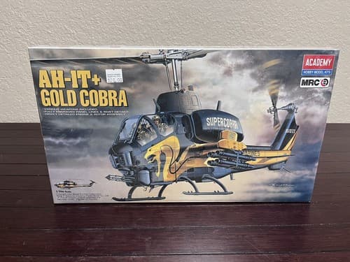 Academy 1/35 AH-1T Gold Cobra Helicopter Model Kit - image 1