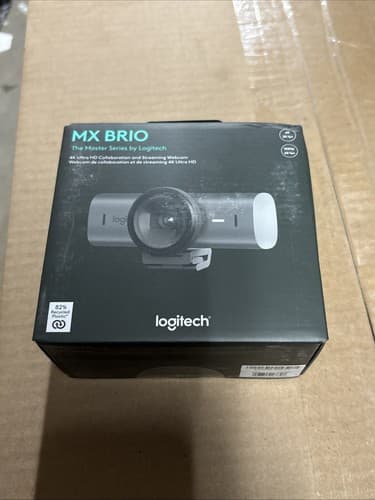 Logitech MX Brio Ultra HD 4K Webcam 1080p Graphite 960-001545 DENTED BOX - image 1