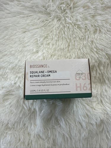 Biossance Squalane Omega Repair Cream 100ml 3.4oz Moisturizer NEW - image 1