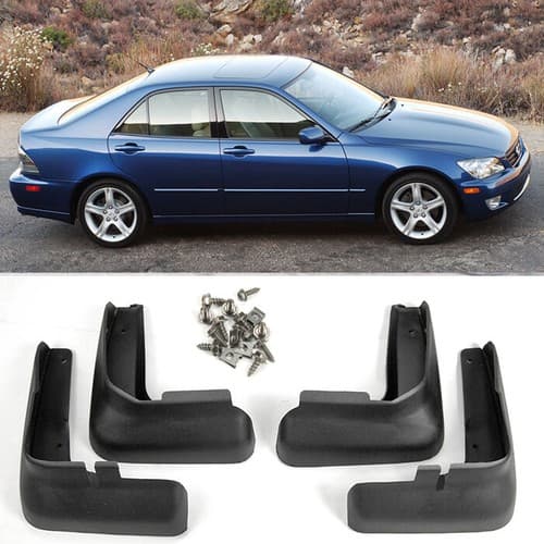 4 Pcs Front & Rear Fender Splash Guard Mud Flap For 01-05 Lexus IS300 Altezza - image 1