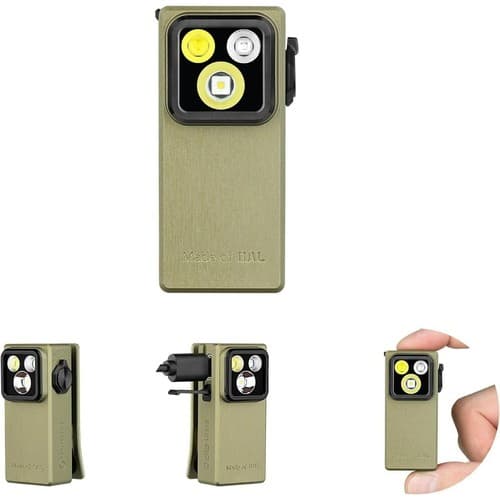 Olight Oclip Ultra 530 Lumen USB-C Rechargeable Clip On Flashlight - Olive Green - image 1