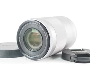 Canon EF-M 55-200mm f/4.5-6.3 IS STM Zoom Lens for Canon EF-M Mount - Silver - image 1
