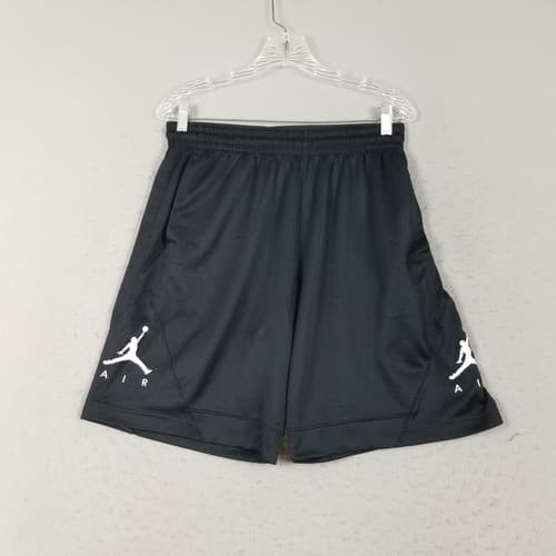 Jordan Air Mesh Basketball Shorts Men's Large Black - image 1