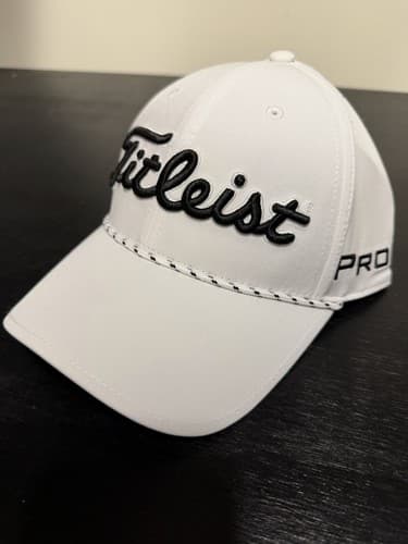 Titleist 2026 Tour Breezer Adjustable Hat- White/Black - image 1