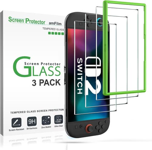 amFilm Tempered Glass Screen Protector for Apple iPad Air 2 9.7 inch - image 1
