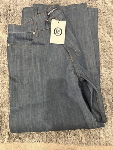 NWT Discont’d Indigo Selvedge Denim Baggy Jeans Size 34x32* - image 1